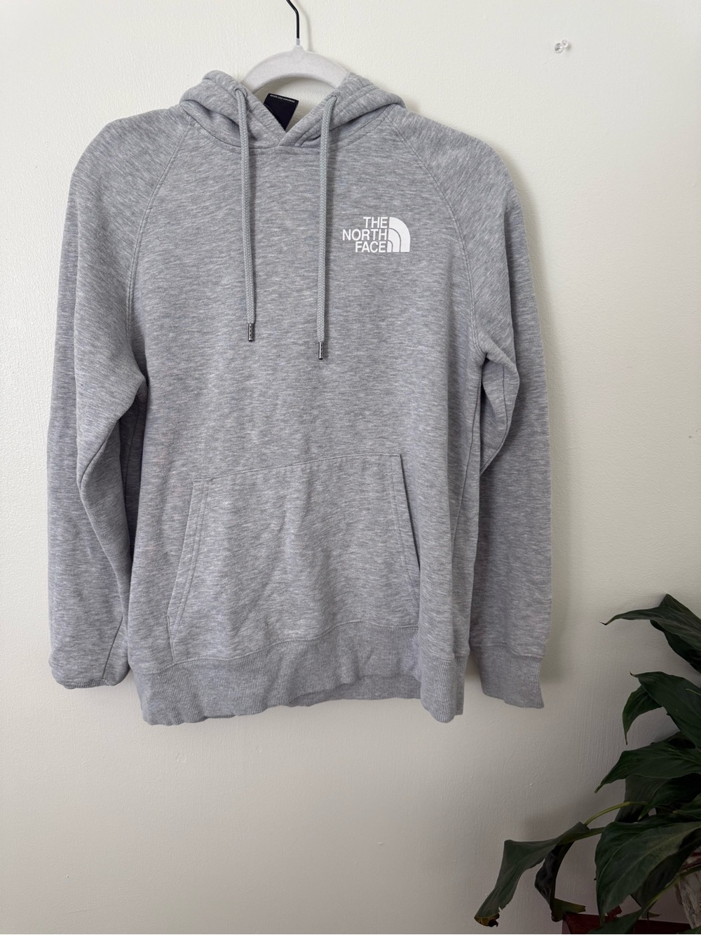 (M) The North Face Grey Pullover Hoodie Sweatshirt
